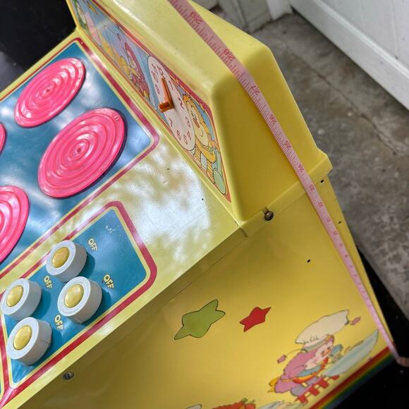Vintage Rainbow Brite Rite Hite Kitchen Stove Play Set 1980s Metal Plastic - Picture 15 of 16